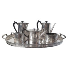 Victorian Silver Plated Tea and Coffee Service Set