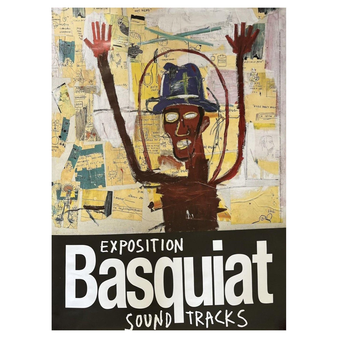 Originalplakat „Jean-Michel Basquiat – Soundtracks – Philharmonie de Paris“, 2023 im Angebot