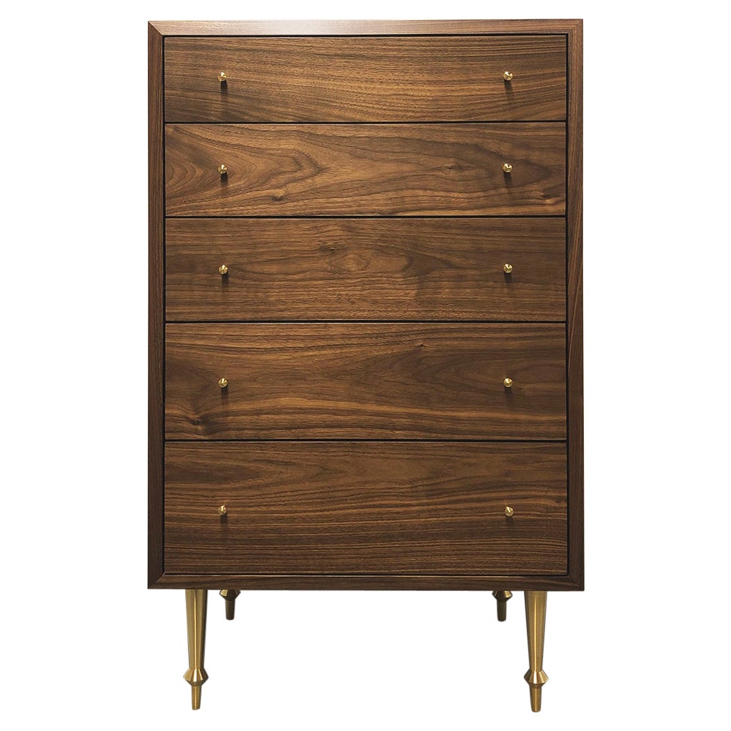 Pacific Dresser in Natural Walnut by Volk For Sale