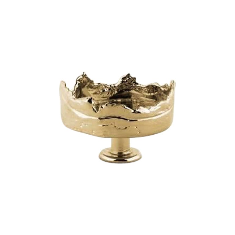 Atélis Small-Gold Candle Holder; Brass Candle Holder; Tealight Holder;  Christmas For Sale at 1stDibs
