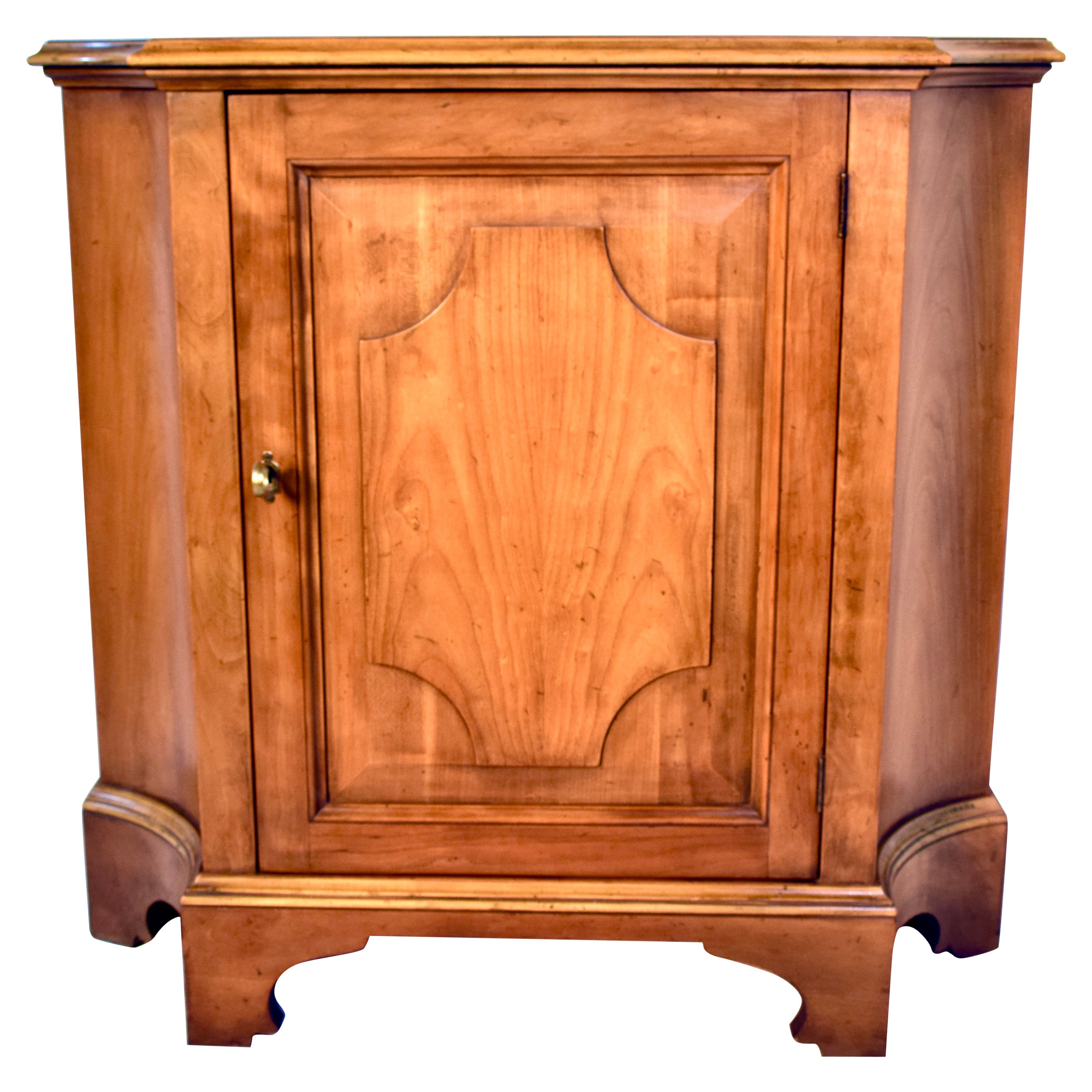 Baker French Cherry Console Commode Cabinet For Sale