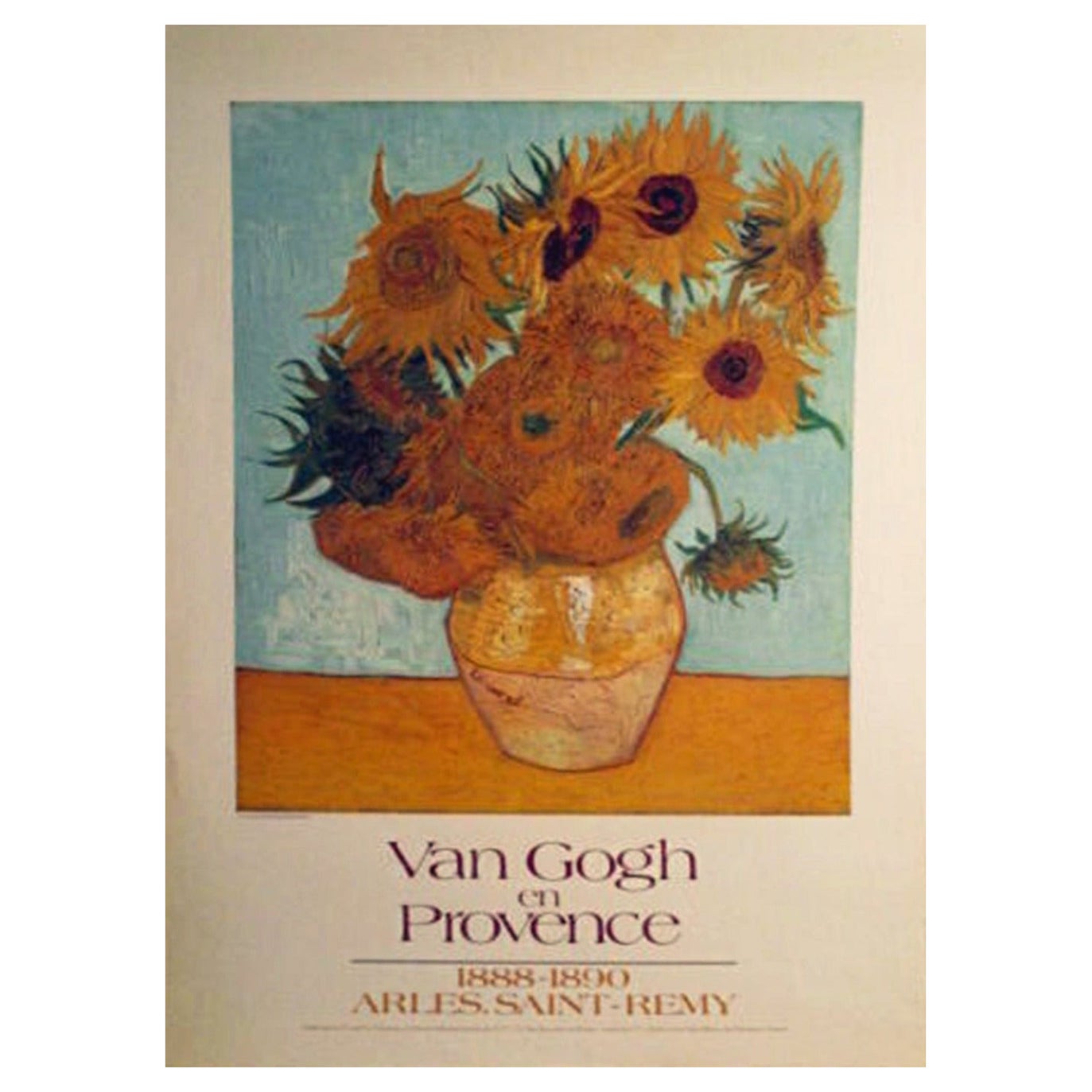 1979 Vincent Van Gogh - En Provence Original Vintage Poster