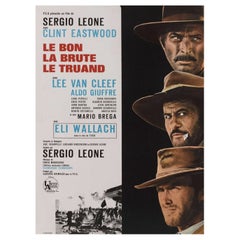 1966 The Good, The Bad, And The Ugly (French) Original Retro Poster
