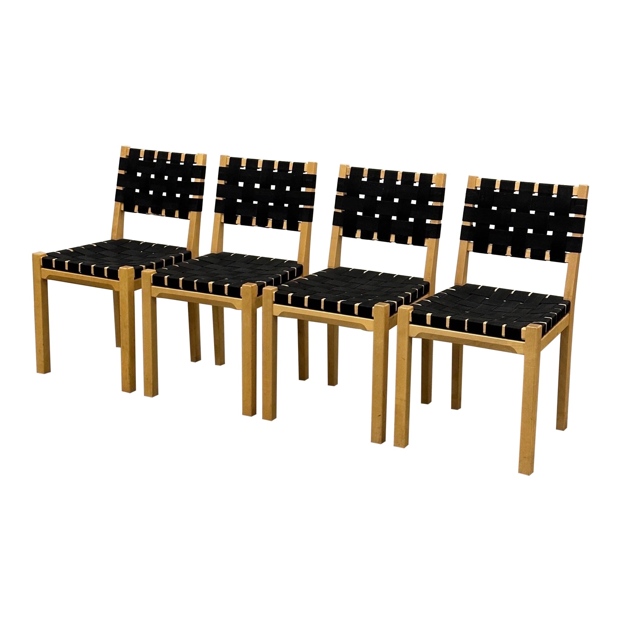 Model 615 Chairs by Aino Aalto for Artek For Sale