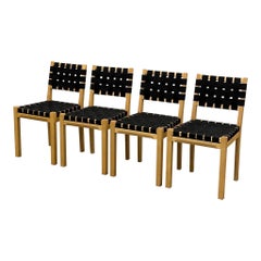 Vintage Model 615 Chairs by Aino Aalto for Artek