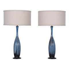 Lampes de table vintage en porcelaine du milieu du siècle : Elegance & Design Timeless