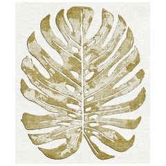 „Nervosa – Gold“ /  8' x 10' / Handgeknüpfter Wollteppich
