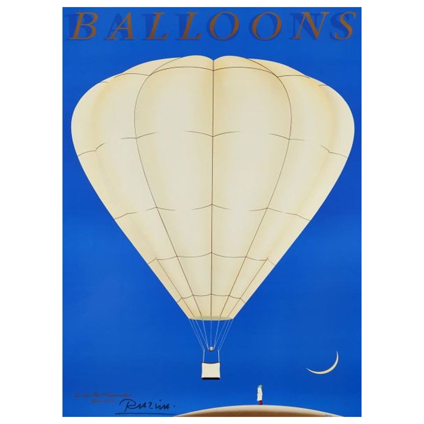 1985 Balloons - Razzia Original Vintage Poster For Sale