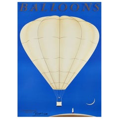 Affiche vintage originale Balloons de Razzia, 1985
