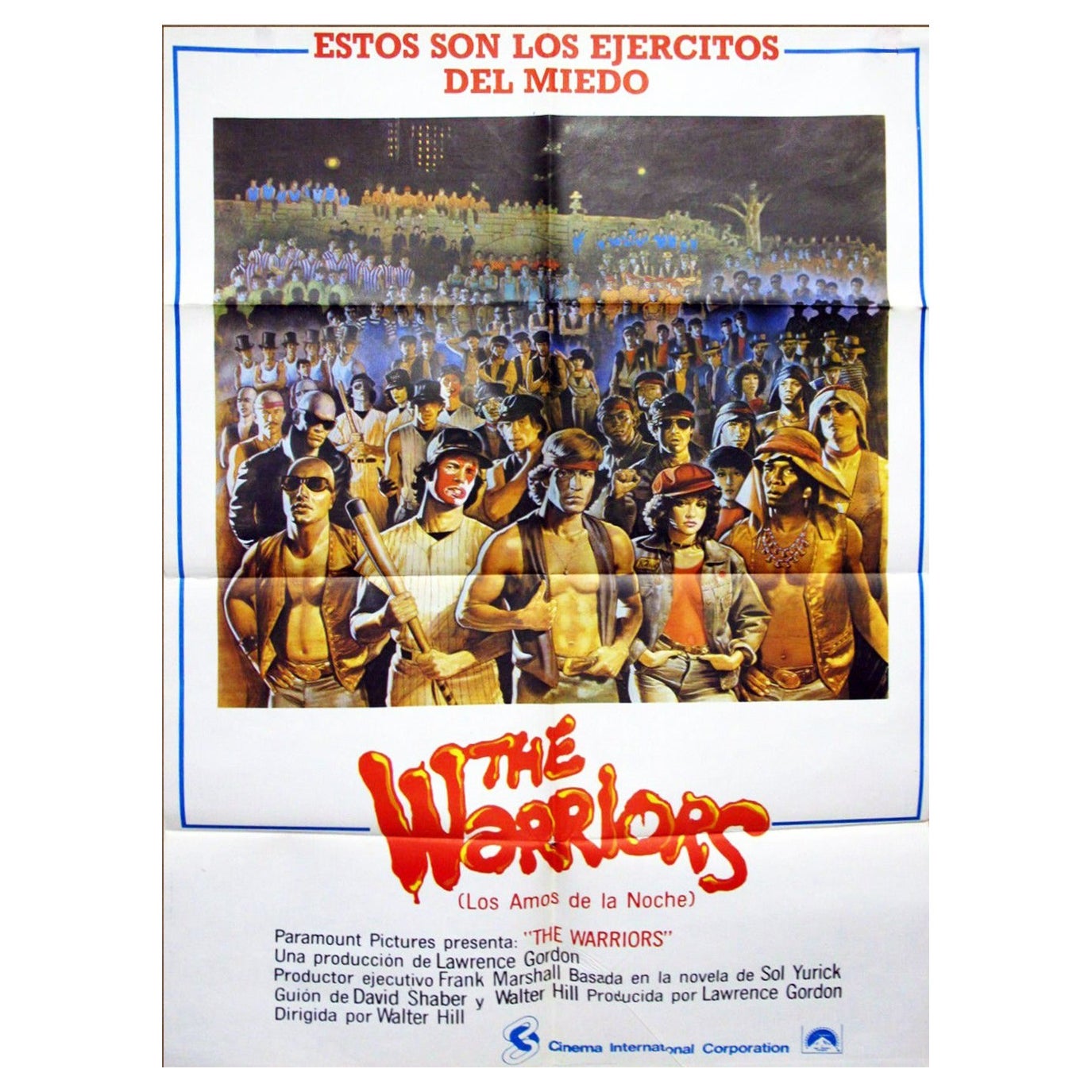 1979 The Warriors (Spanish) Original Vintage Poster For Sale