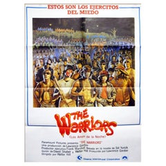 Affiche vintage originale The Warriors (Espagne) de 1979