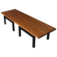 Retro Lane Altavista Walnut Coffee Table / Bench, United States, c.1965