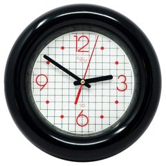 1980s Graphic Wall Clock by Studio Nova Japan