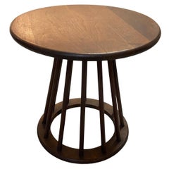 Arthur Umanoff Spindle Base Walnut Side table