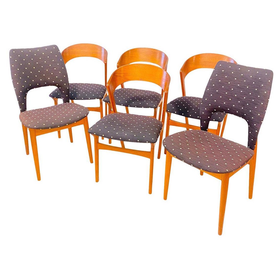 Teak Randers Mobelfabrik Dining Chairs Set of 6 For Sale