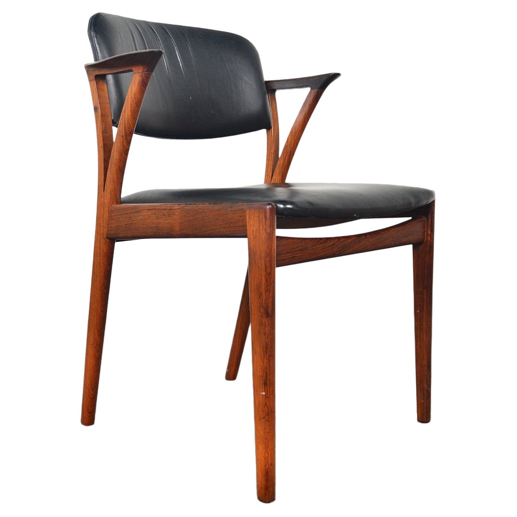 Danish Modern Armchair in Brazilian Rosewood For Sale