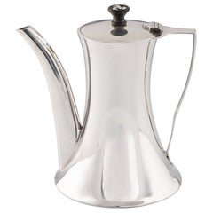 Asprey Sterling Silver Bachelors Coffee Pot Birmingham 1909