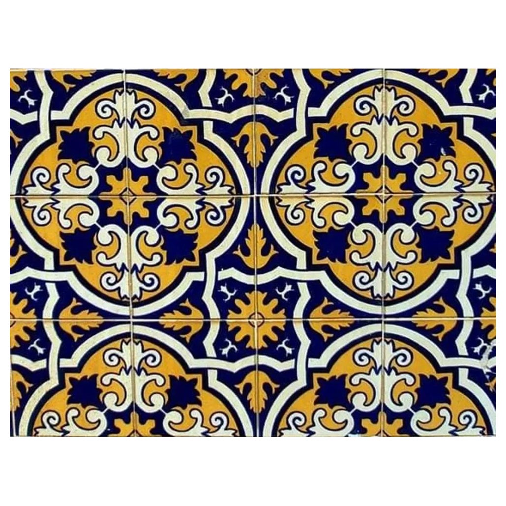 Azulejos Portuguese Hand Painted Tiles for Kitchens, Bathrooms and Outdoors For Sale