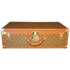 Vintage Louis Vuitton Trunk, Louis Vuitton Suitcase, Vuitton Steamer Trunk, Alzer 70