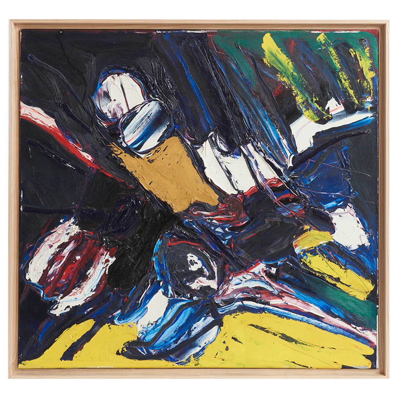 Abstract painting by Bengt Åberg (1941-2015) For Sale