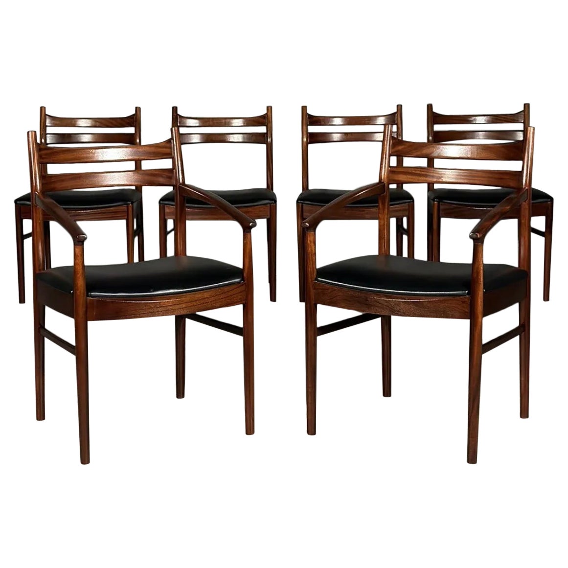 Set Of 6 Rosewood Dining Chairs By McIntosh