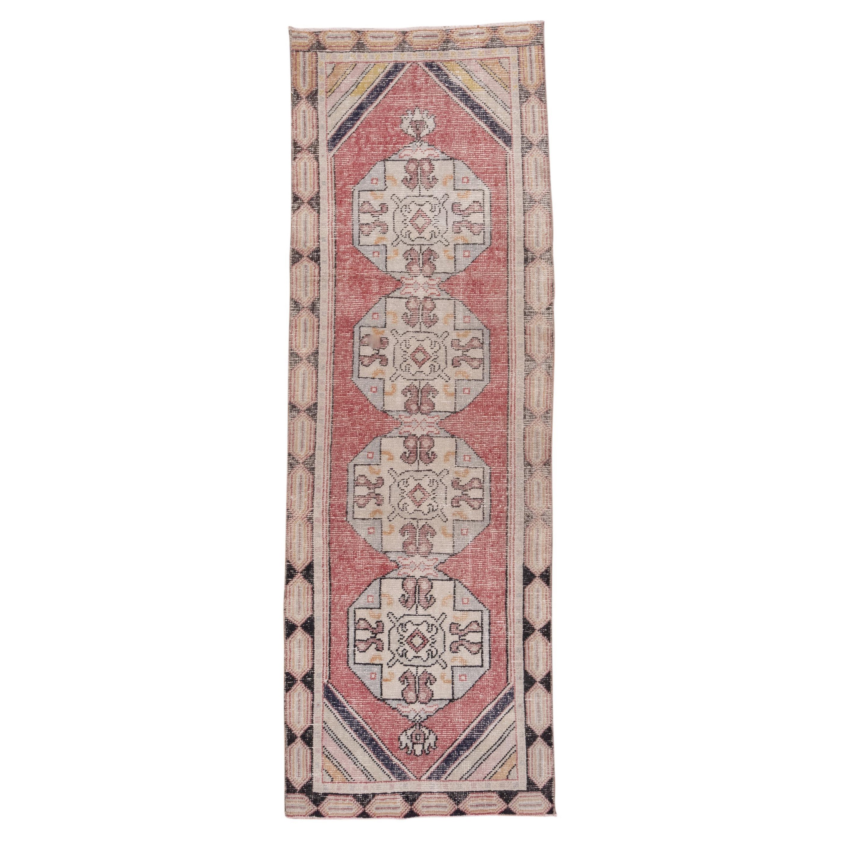 Turkish Oushak 1940s Multicolor For Sale