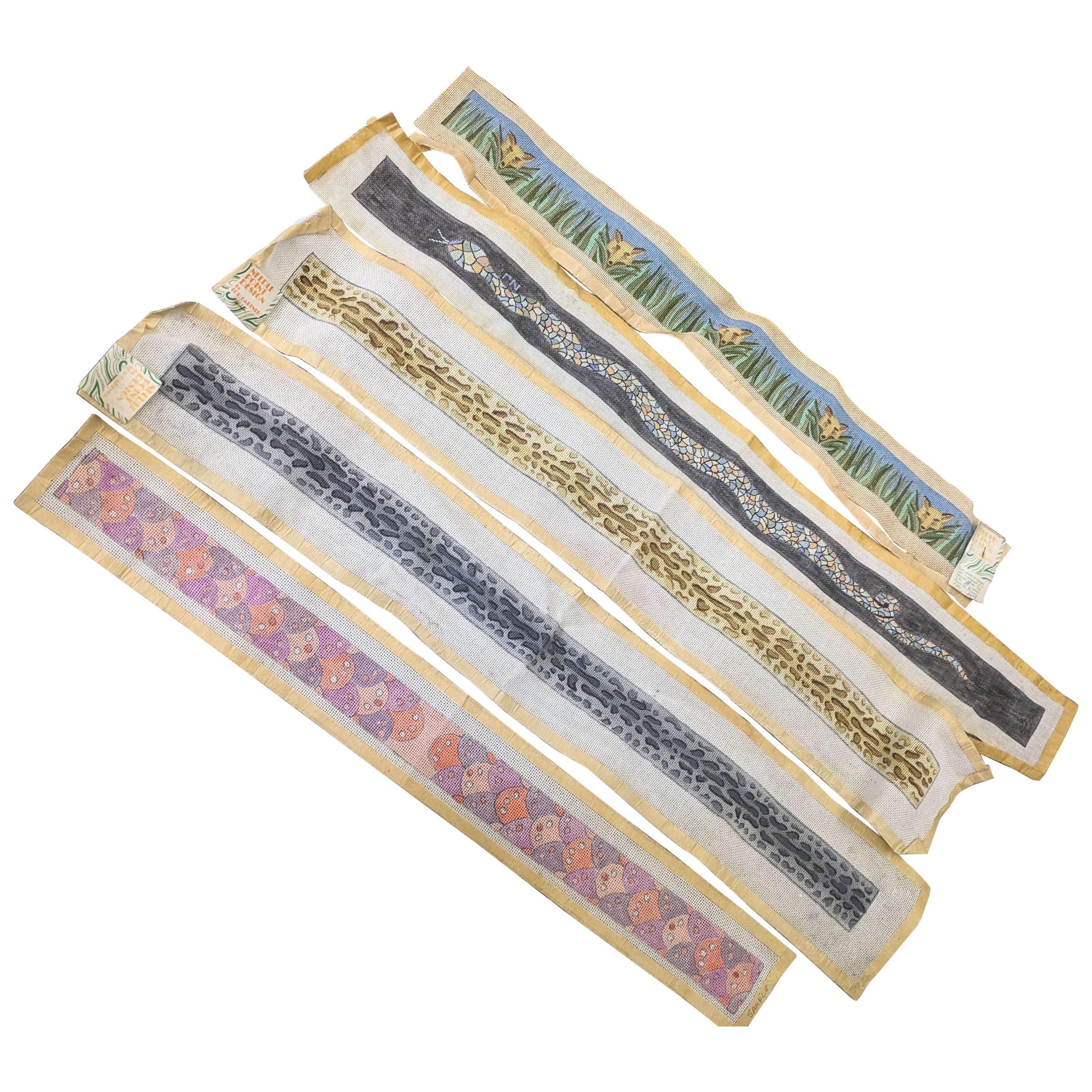 Lou Gartner Needlepoint Blanks, Belts/Straps For Sale