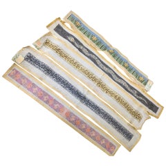 Vintage Lou Gartner Needlepoint Blanks, Belts/Straps