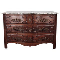 Antique 18th Century French Serpentine Commode