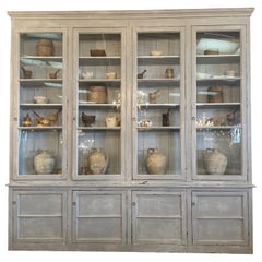 19th Century Pharmacy Cabinet From Portugal 