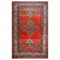 W. Persischer Bijar-Teppich des 19. Jahrhunderts  11'3" x 18'