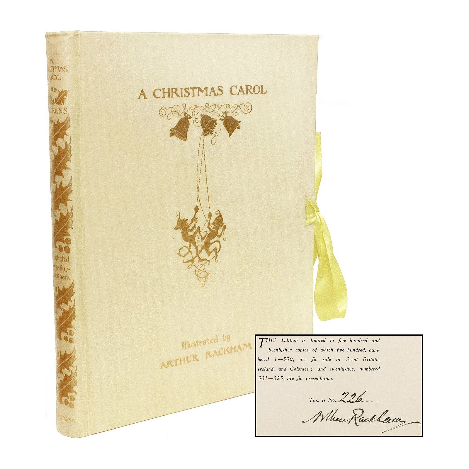 DICKENS, Charles (Arthur Rackham). A Christmas Carol. LIMITED SIGNED EDITION For Sale