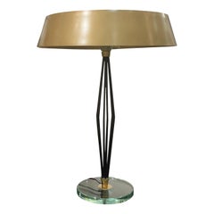 20th Century French Vintage Murano Glass Table Lamp by Max Ingrand & Fontana Art