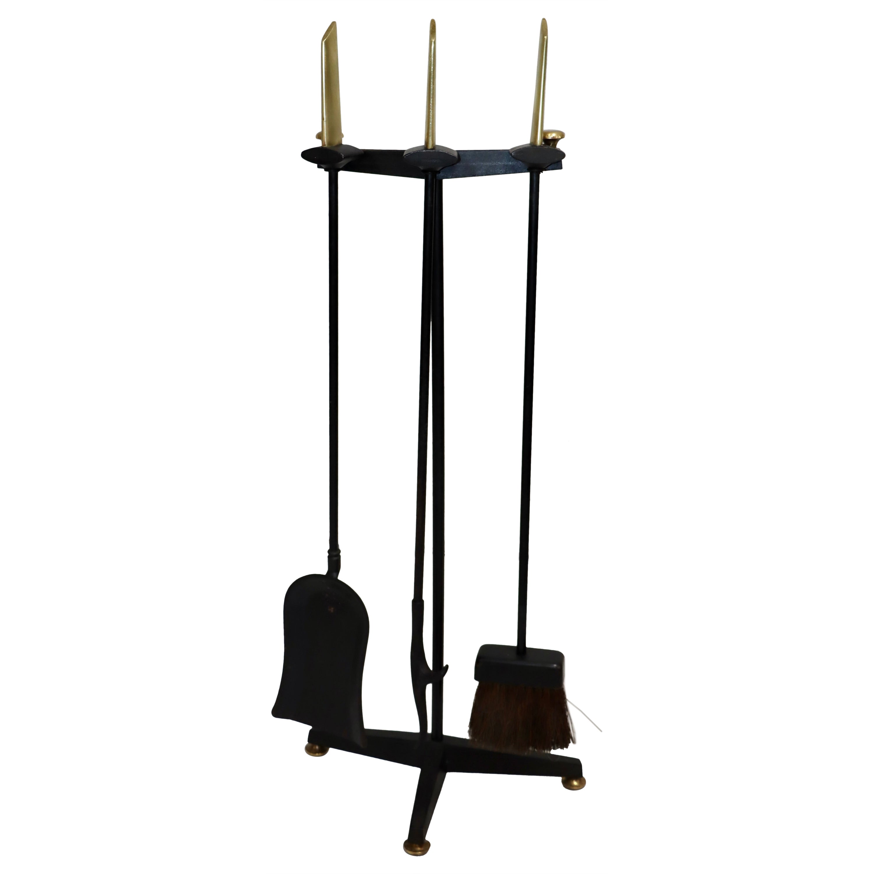 Donald Deskey Mid-Century Modern Fireplace Tools For Sale