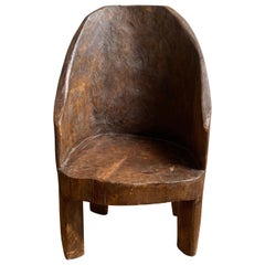 Vintage Carved Wood Chair #1 