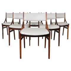 Set of Six Vestervig Eriksen Dining Chairs In Rosewood