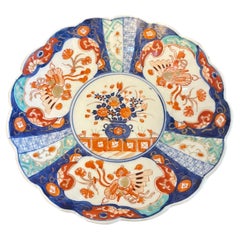 Used Quality Japanese Imari Plate 