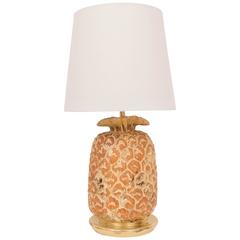 Serried Ltd. Wood Pineapple Lamp