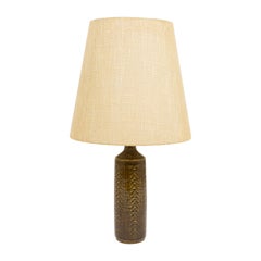 Vintage Chestnut Brown DL/27 table lamp by Linnemann-Schmidt for Palshus, 1960s