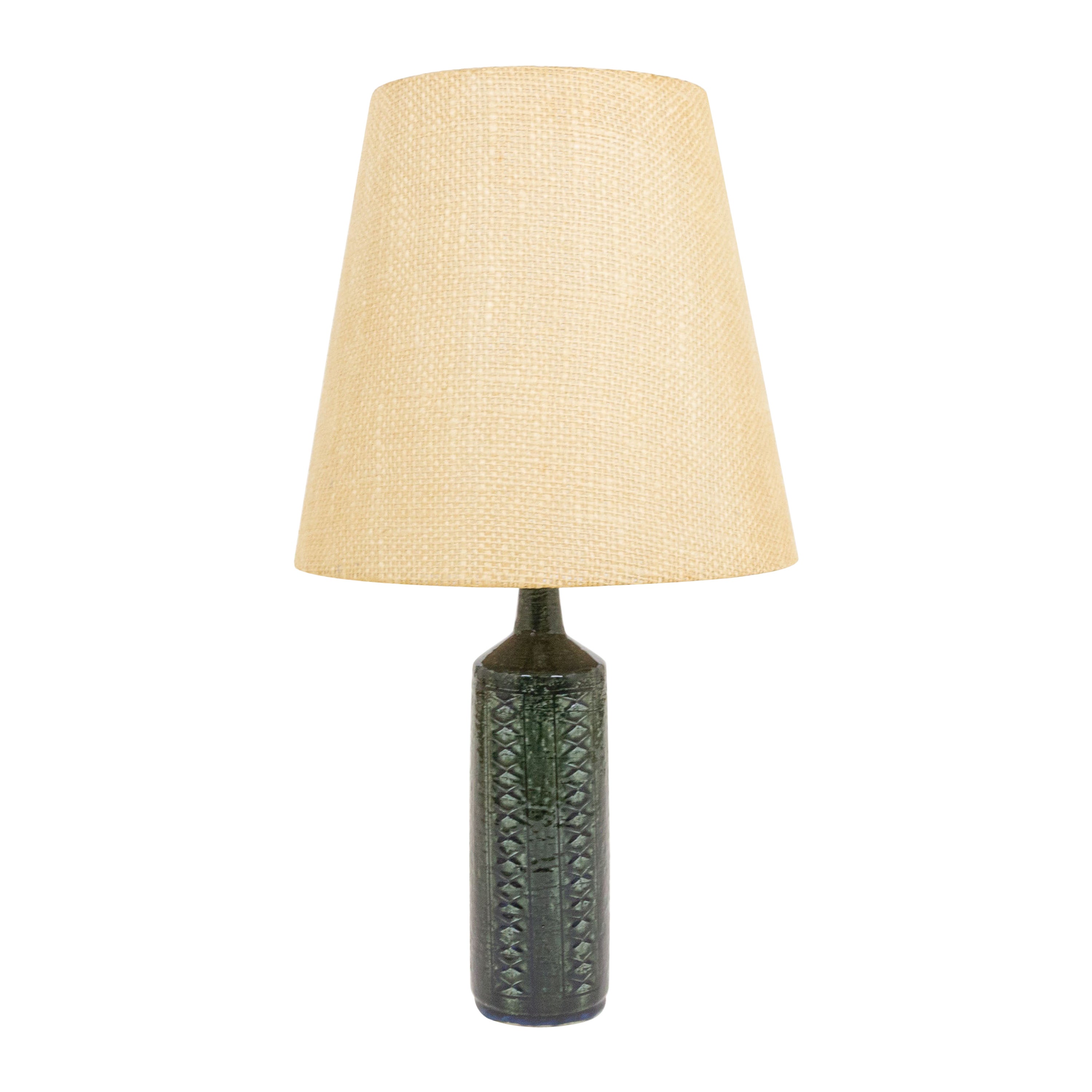Lampe de table DL/27 bleu vert de Linnemann-Schmidt pour Palshus, années 1960 en vente