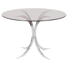 Boris Tabacoff glass dining table