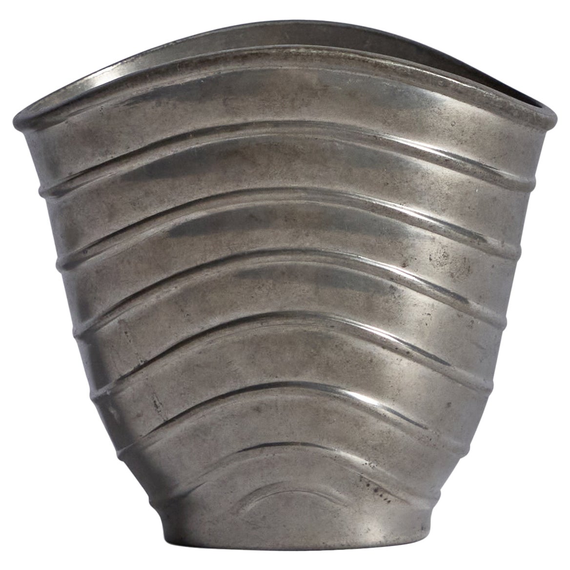 Just Andersen, Small Vase, Pewter, Denmark, 1930s