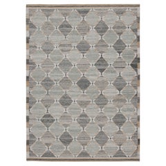 Rug & Kilim’s Scandinavian Style Outdoor rug with Geometric Patterns