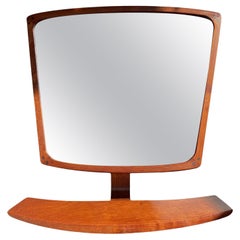 Retro Mid-Century Teak Wall Mirror, Made by ‘IDG’ International Designers Group