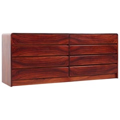 Arne Wahl Iversen Mid Century Danish Rosewood Lowboy Dresser