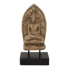 Vintage Lopburi Votive Tablet, 13th century Thailand