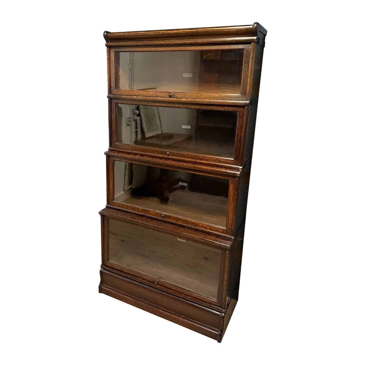 Antique Oak Globe Wernicke Bookcase For Sale at 1stDibs globe