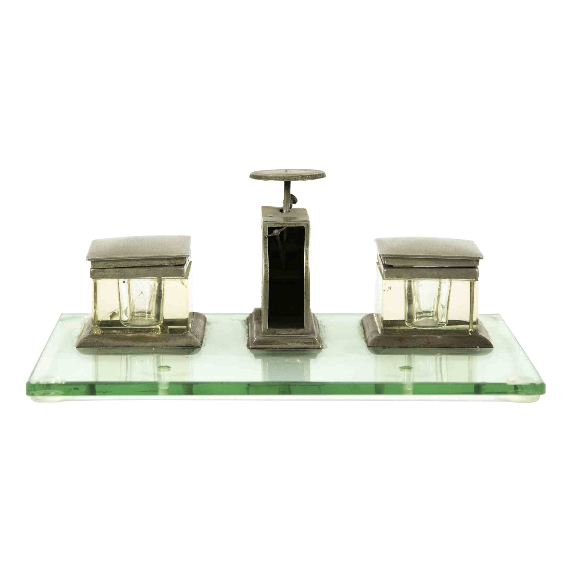 Vintage Inkwell, Mid-20th Century For Sale