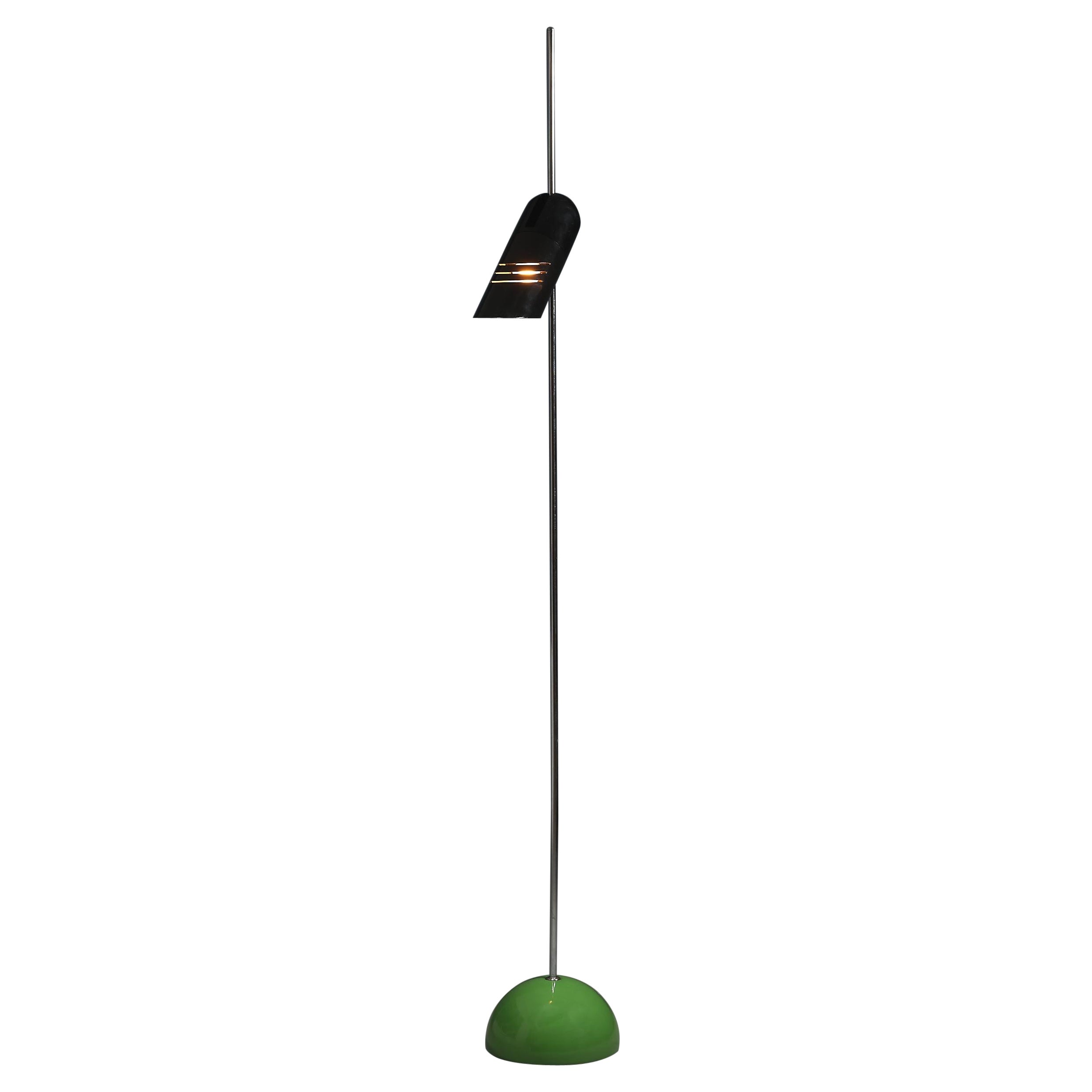 Italian 1970s Vintage Floor Lamp with Adjustable  Diffuser