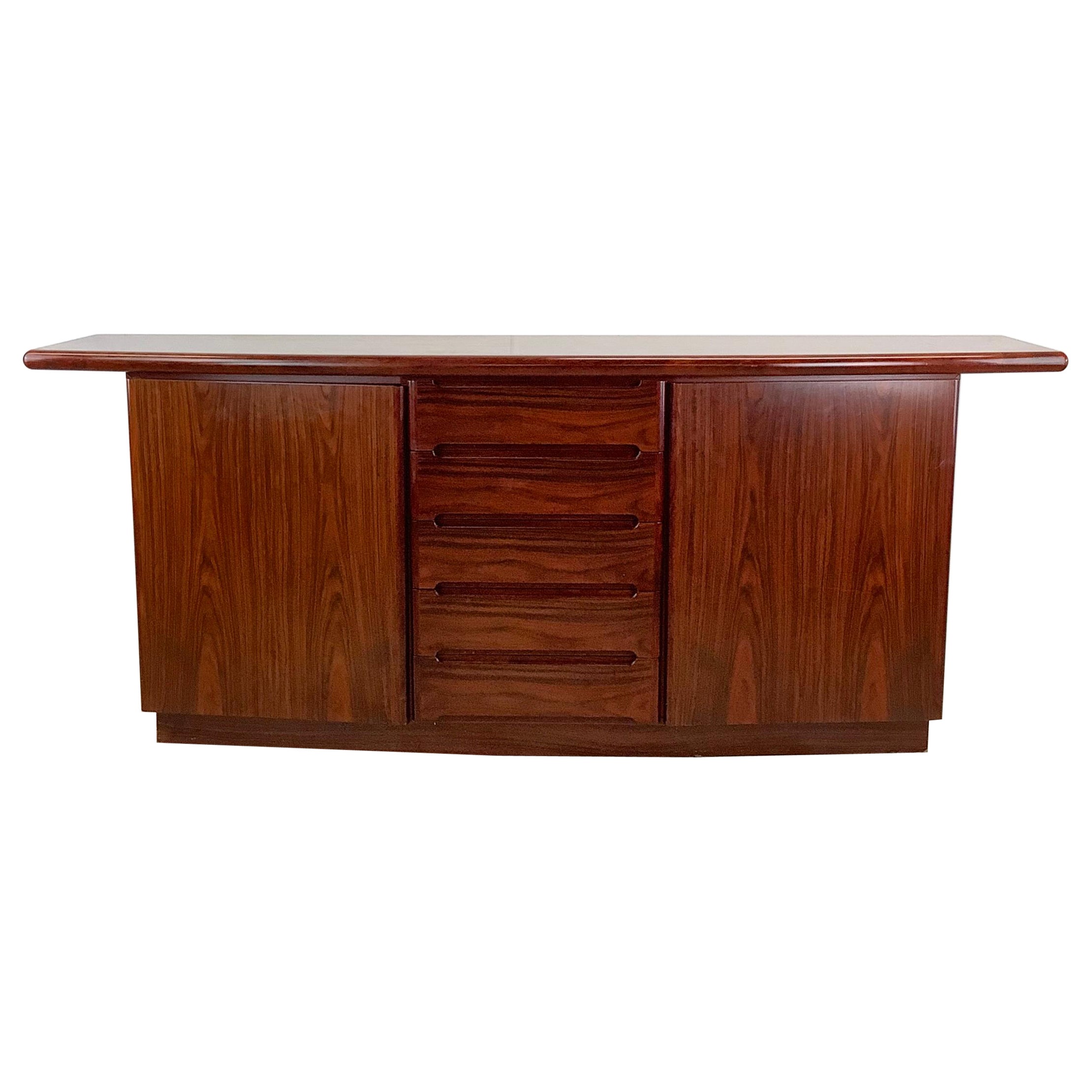 Scandinavian Modern Rosewood Credenza by Skovby For Sale